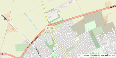 Map of Driffield, East Yorkshire