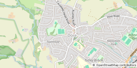 Map of Sheffield