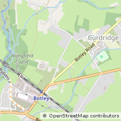 Map of Curdridge, Hampshire