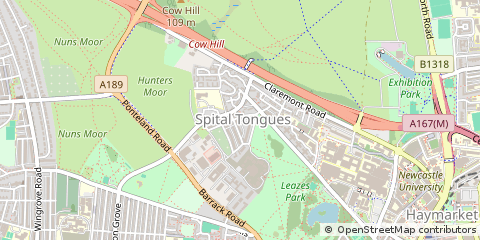 Map of Newcastle Upon Tyne