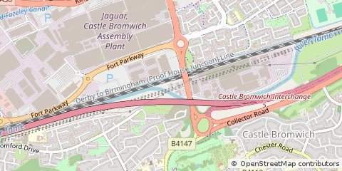 Map of Castle Vale, Birmingham