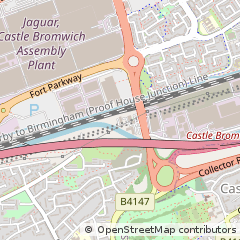 Map of Castle Vale, Birmingham