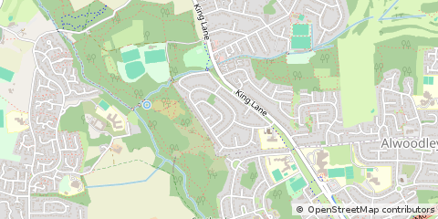 Map of Leeds, West Yorkshire