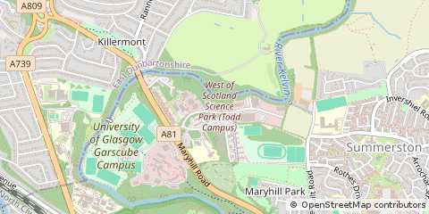 Map of Glasgow