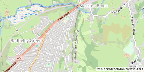 Map of Stoke on Trent