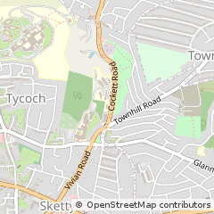 Map of Swansea