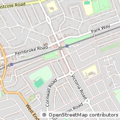 Map of Ruislip Manor, Middx