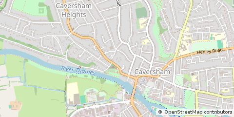 Map of Reading, Berkshire