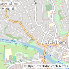 Map of Reading, Berkshire
