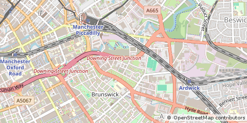 Map of Manchester