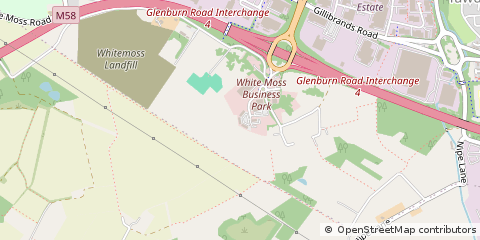 Map of Skelmersdale, Lancashire