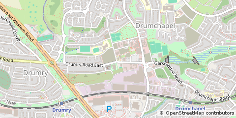 Map of Glasgow, Lanarkshire