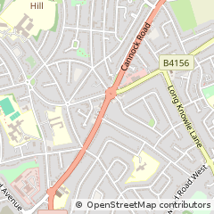 Map of Wolverhampton, West Midlands