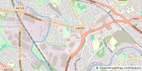 Map of Springvale Business Park, Bilston West Midlands