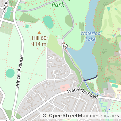 Map of Leeds, West Yorkshire