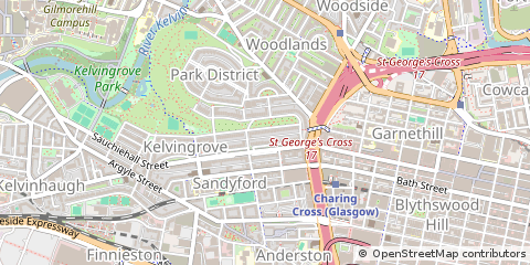 Map of Glasgow