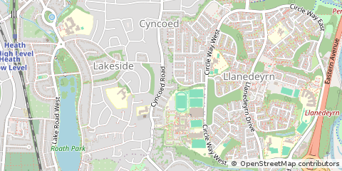 Map of Cardiff