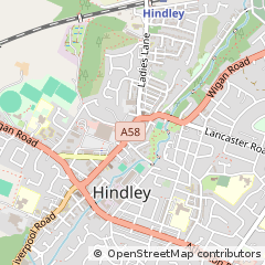Map of Wigan