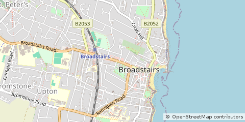 Map of Broadstairs, Kent
