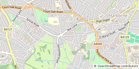 Map of Birmingham