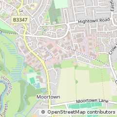Map of Ringwood, Hampshire