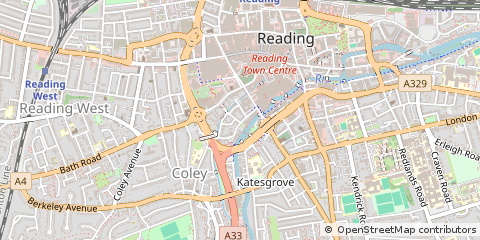 Map of Reading