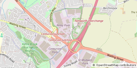 Map of Tamworth