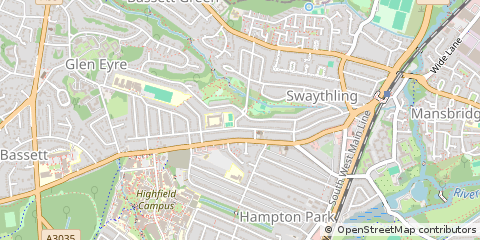 Map of Southampton