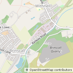 Map of Chorley, Lancashire