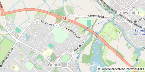 Map of Loughborough