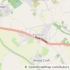 Map of Helston, Cornwall