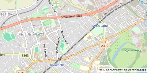 Map of Isleworth