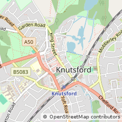 Map of Knutsford, Cheshire