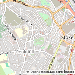 Map of Stoke-on-Trent