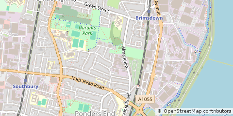 Map of Enfield