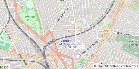 Map of Brighton