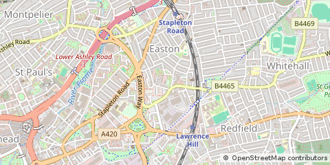 Map of Bristol