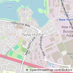 Map of Aylesford, Kent