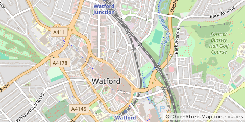 Map of Watford