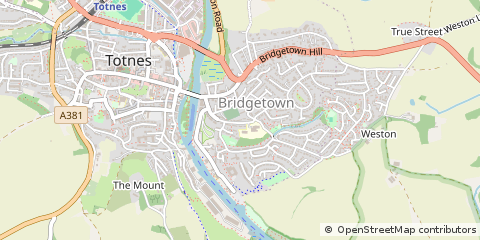 Map of Totnes