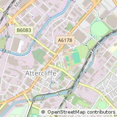 Map of Sheffield
