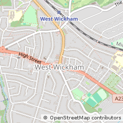 Map of West Wickham