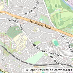 Map of Leeds, West Yorkshire