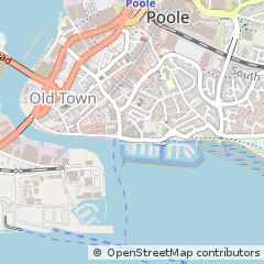 Map of Poole, Dorset