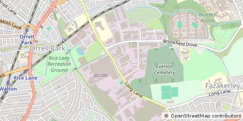 Map of Liverpool, Merseyside