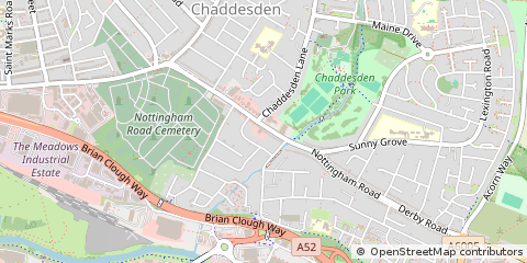 Map of Derby