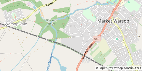 Map of Mansfield