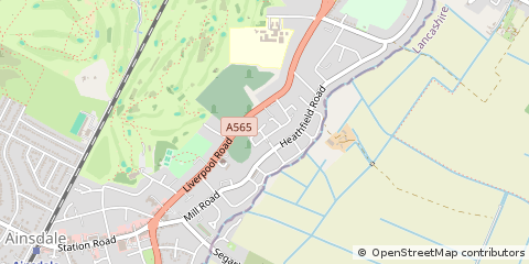 Map of Southport