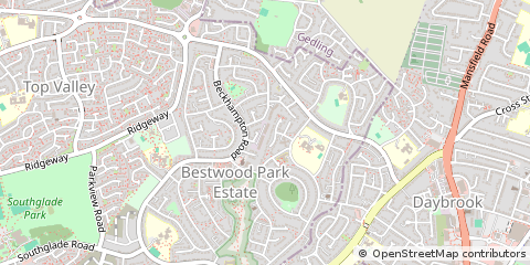 Map of Nottingham