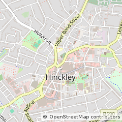 Map of Hinckley, Leicestershire